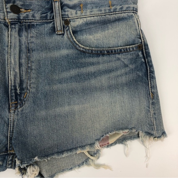 Denim and Supply by Ralph Lauren Halsey Flag Pocket Denim Boyfriend Cutoffs - Picture 4 of 12